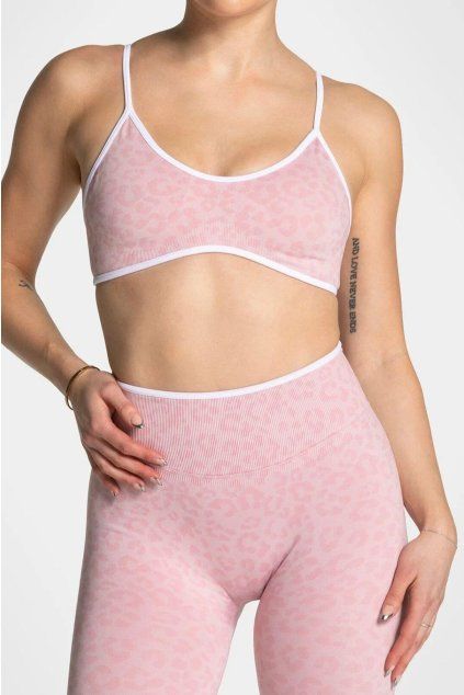 Dámská podprsenka Supreme Leopard Pink