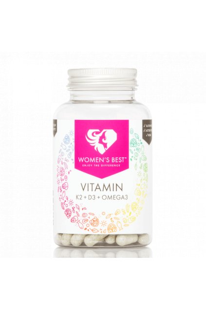 Women´s Best Vitamin K2 + D3 + Omega 3 100 kapslí