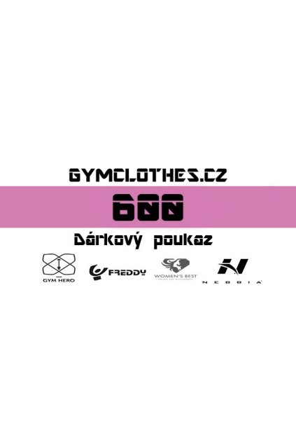 Dárkový poukaz 600 Kč