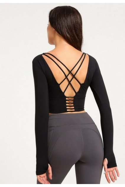 Dámský Top Tiras Long Black