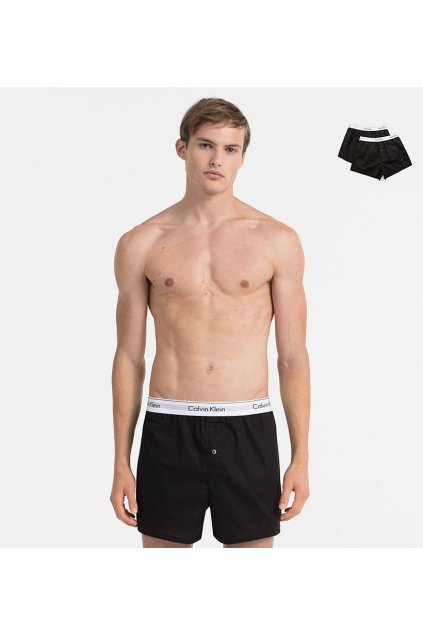 Calvin Klein 2Pack Trenky Black