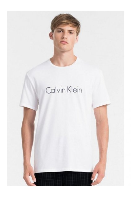 Calvin Klein Pánské Tričko Bílé