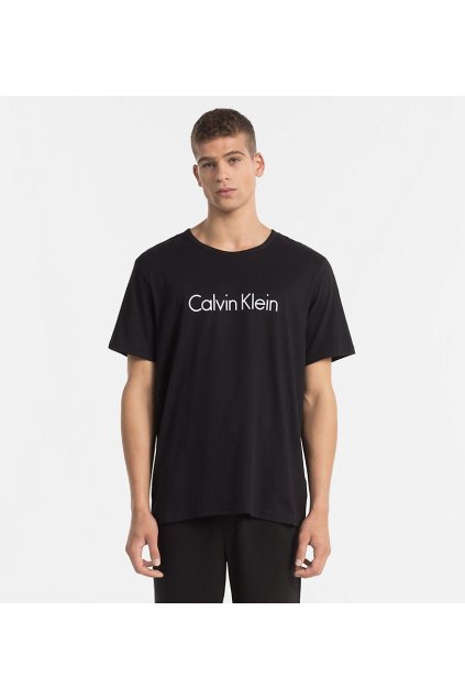 Calvin Klein Pánské Tričko Černé