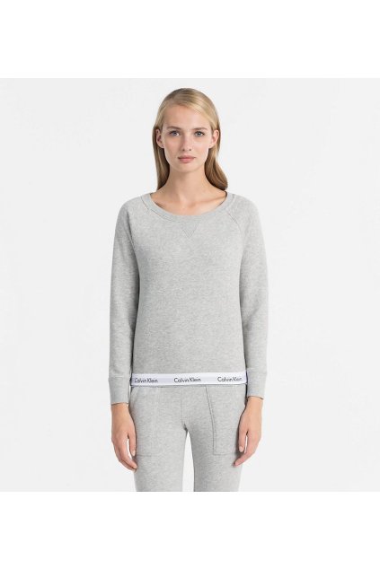 Calvin Klein Mikina Šedá