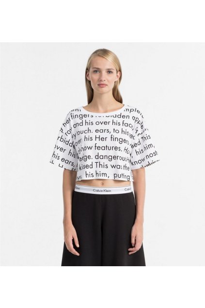 Calvin Klein Crop Top Tričko Women In Love