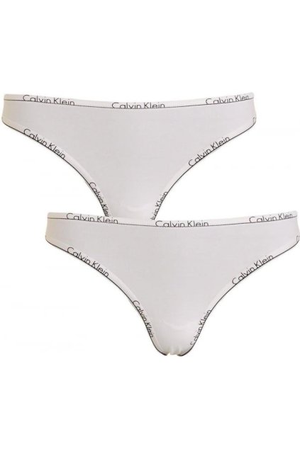 Calvin Klein 2Pack Tanga ID White
