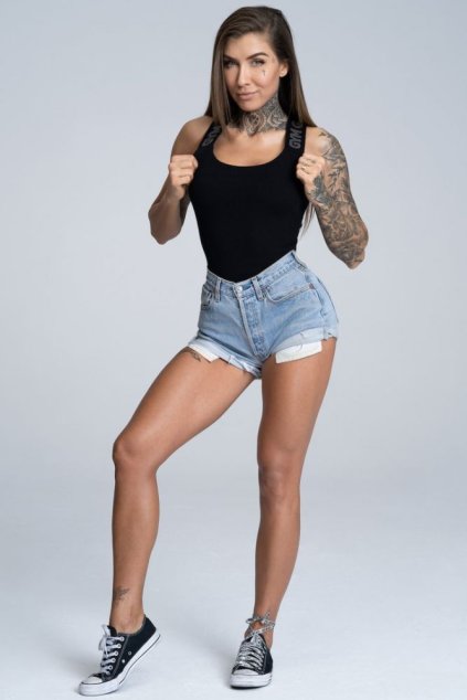 Tílko Gym Glamour Slim Black