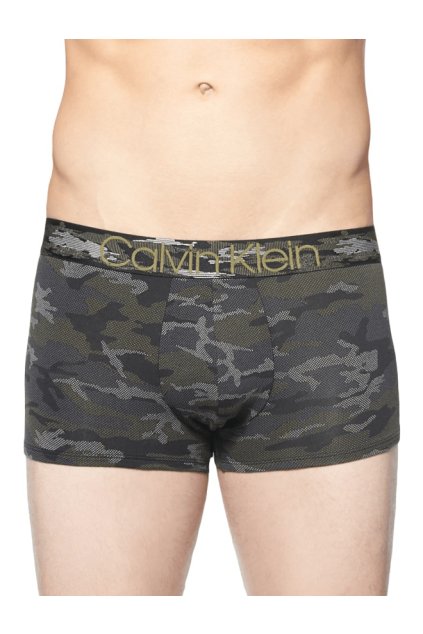 Calvin Klein Boxerky Camo Print Black