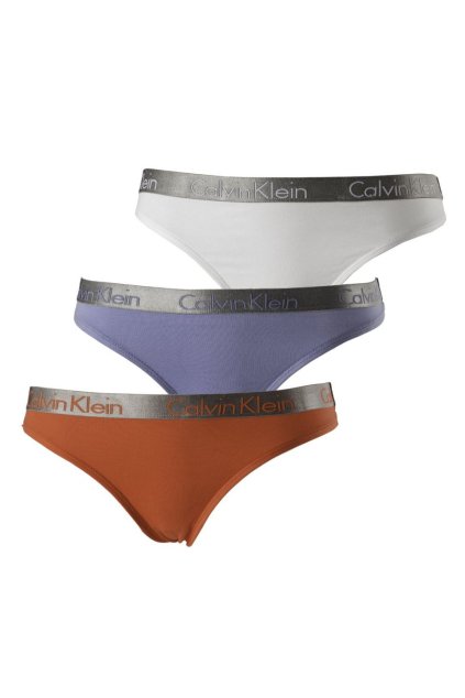 Calvin Klein 3Pack Tanga Red, White And Lila
