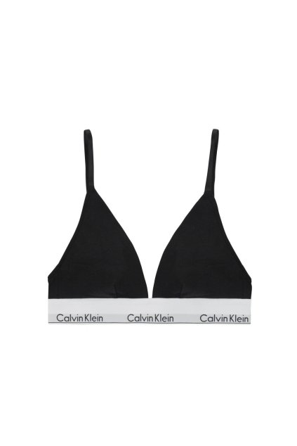 Calvin Klein Unlined Triangle Podprsenka Černá