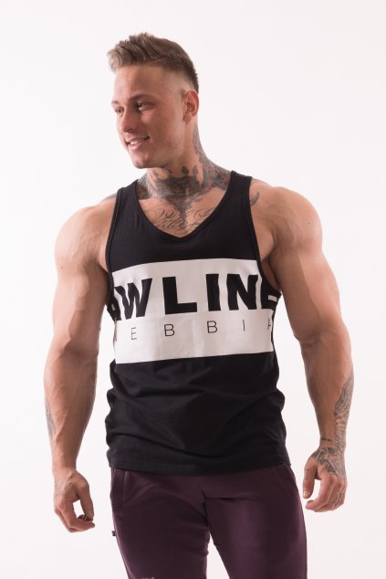 Fitness Tanktop Heren Zwart Nebbia 723 1