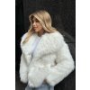 Luxe Faux Fur kožešinový kabátek Moonlight