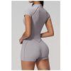 Dámský overal Nia Zip Short Grey