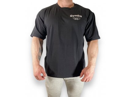 Fitness Oversize tričko černé