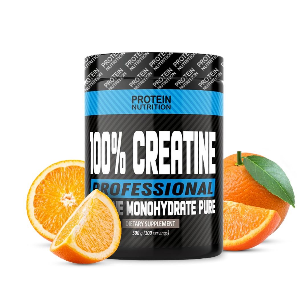 PROTEIN NUTRITION 100% Creatine Professional - 500g PŘÍCHUŤ: POMERANČ, BALENÍ: 500g