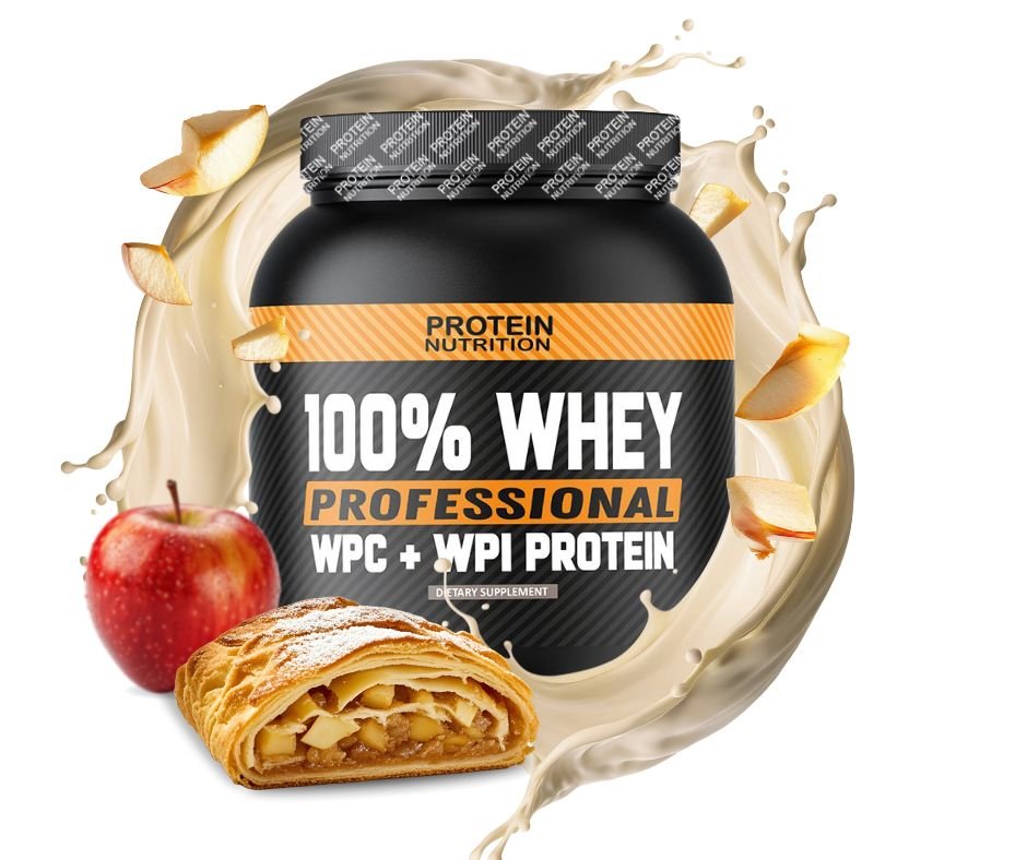 PROTEIN NUTRITION 100% Whey Professional - syrovátkový protein PŘÍCHUŤ: APPLE PIE, BALENÍ: 30g - 1 DÁVKA