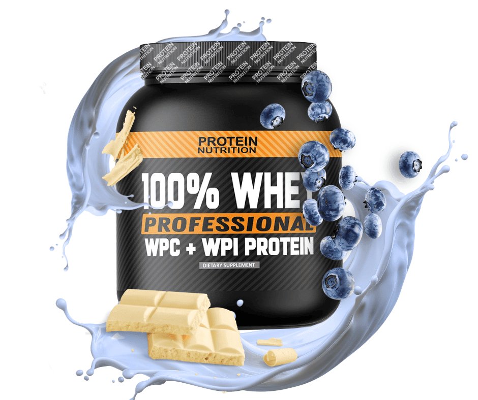 PROTEIN NUTRITION 100% Whey Professional - syrovátkový protein PŘÍCHUŤ: BÍLÁ ČOKOLÁDA S BORŮVKAMI, BALENÍ: 1000g