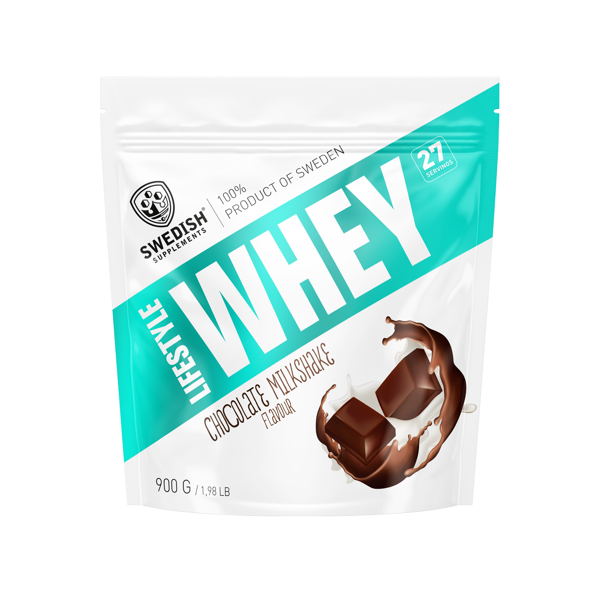 SWEDISH SUPPLEMENTS Lifestyle Whey - 900g PŘÍCHUŤ: ČOK. MILKSHAKE, BALENÍ: 900g