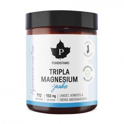 Puhdistamo Puhdistamo Triple Magnesium 90g (Hořčík v chelátové vazbě)