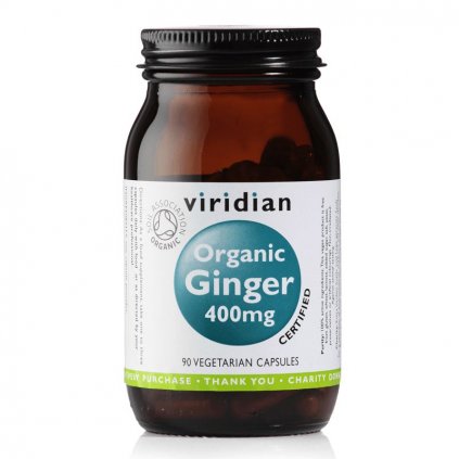 Viridian Ginger Organic 400 mg (Zázvor)