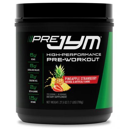 Pre JYM preworkout 500 g pineapple strawberry