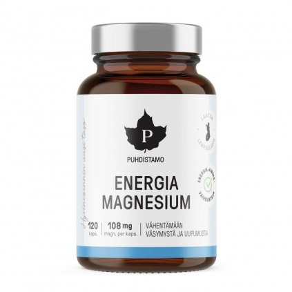 1 Puhdistamo Energia Magnesium 120 kapslí