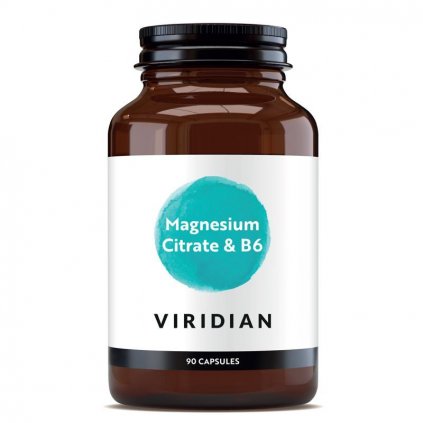 Magnesium Citrate & Vitamin B6 90 kapslí (Hořčík+ vitamin B6)
