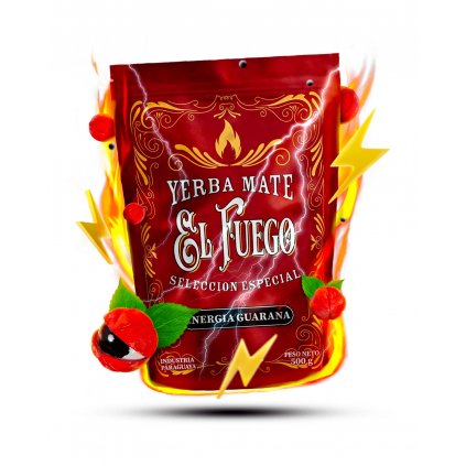 El Fuego Yerba Maté Energia Guarana 0,5 kg 1