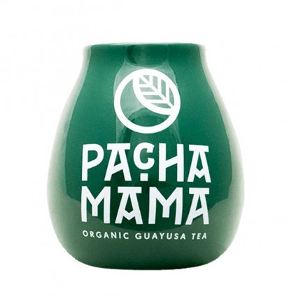 Pacha Mama Keramická Kalabasa (Matero) 350 ml - zelená