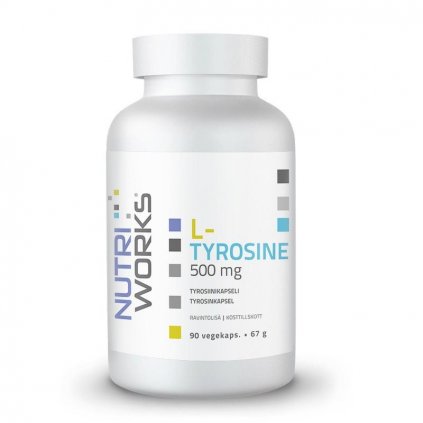 Nutri Works L-Tyrosine 500 mg 90 kapslí