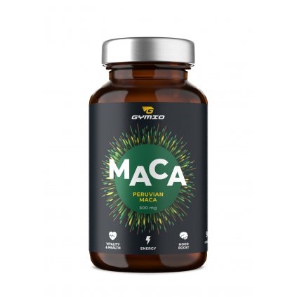 Doplněk výživy Maca Peruánská GYMIO 500 mg v kapslích