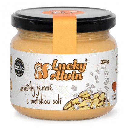 Lucky Alvin Arašídové máslo s mořskou solí 330 g