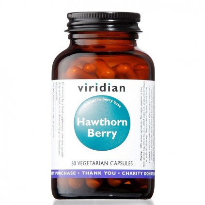 Viridian hawthorn berry 60 kapsli