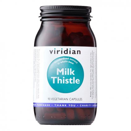 Viridian milk thistle 90 kapsli Ostropestřec Mariánksý