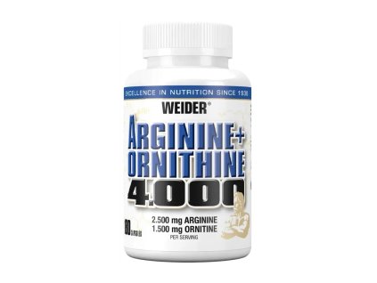 Weider Arginine+Ornithine 4000, 180caps