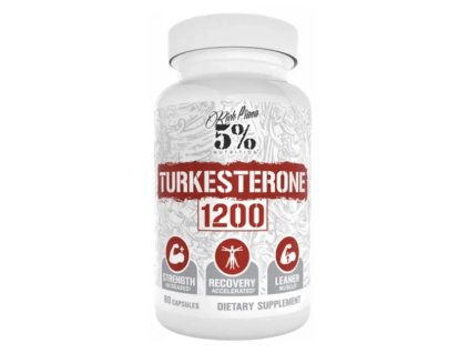 5% Nutrition Rich Piana Turkesterone 1200, 90caps