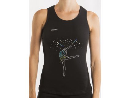 DVILLENA tílko s modrými kužely