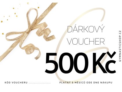 Dárková poukázka na 500 Kč