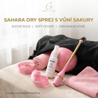✨ Novinka na tréninky i do soutěží! 🌸 SAHARA Dry sprej - Sakura není jen obyčejný grip - zajistí ti suché ruce a pevný...