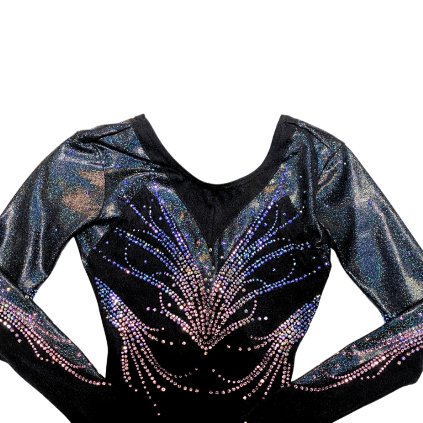 Gymnastický dres - MERCURY black