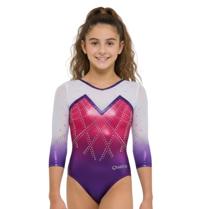 Gymnastický dres - MANS ACADEMY purple