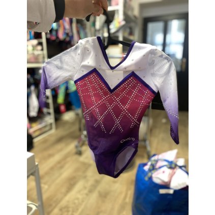 Gymnastický dres - MARC ACADEMY purple