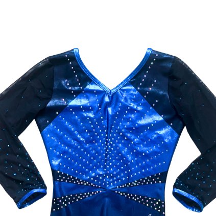 Gymnastický dres - 1432 - blue