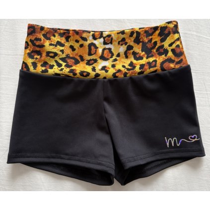 Kraťasy PAS - black + gepard