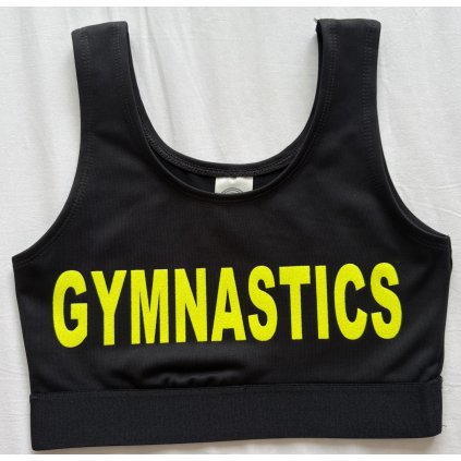 TOP - Black (Gymnastics yellow)