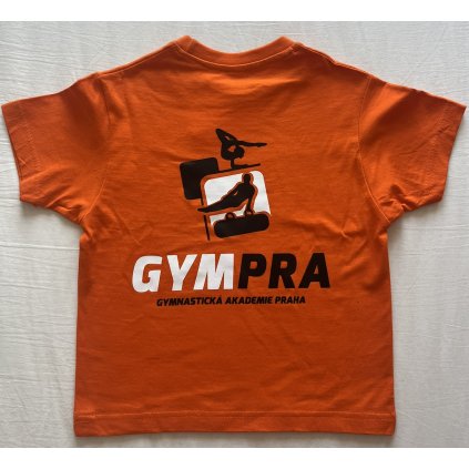 Tričko GYMPRA bavlna (oranžové) - dámské