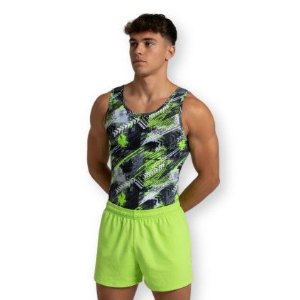 Gymnastický dres - RALLY green