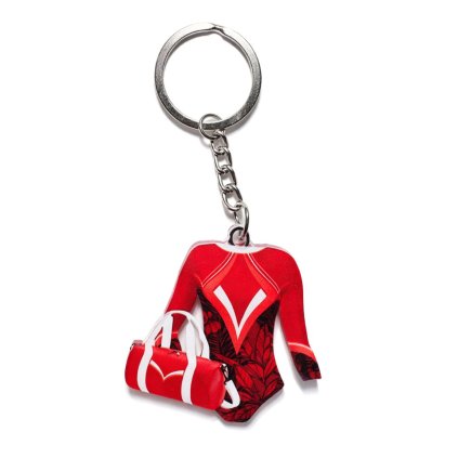 Klíčenka - DRES - red