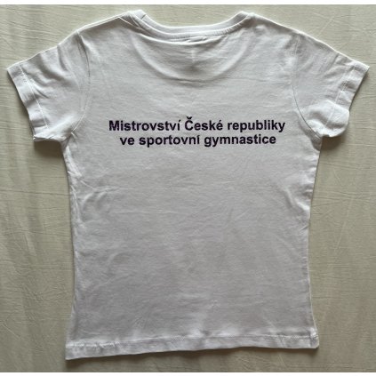 Tričko UNIVERZÁL MČR bílé - (fialový nápis)