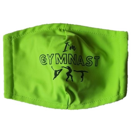 Rouška zelená I am Gymnast